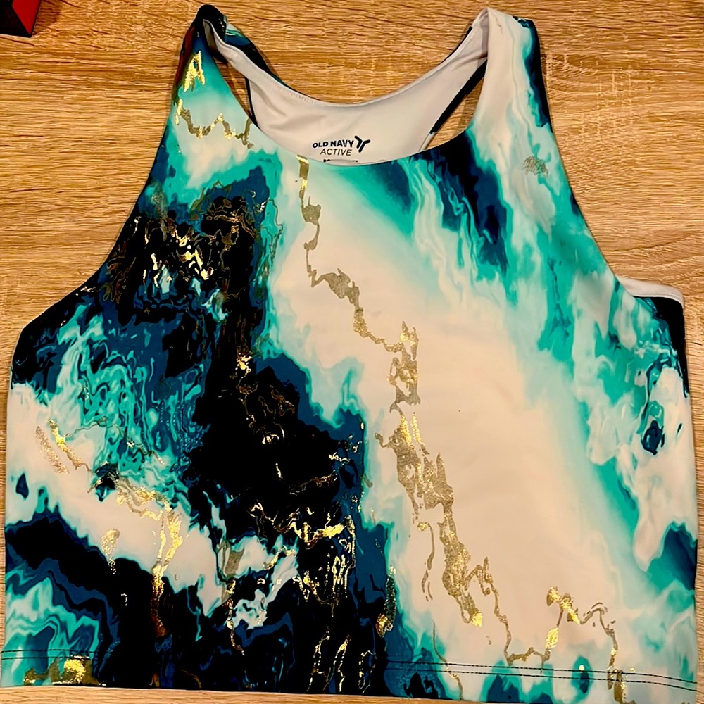 Active crop, built in bra